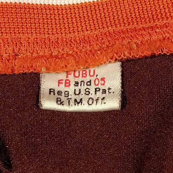 HARLEM GLOBETROTTERS Jersey  Youth M (12-14)  Platinum FUBU  Decals  Brown  GUC - Picture 12 of 12